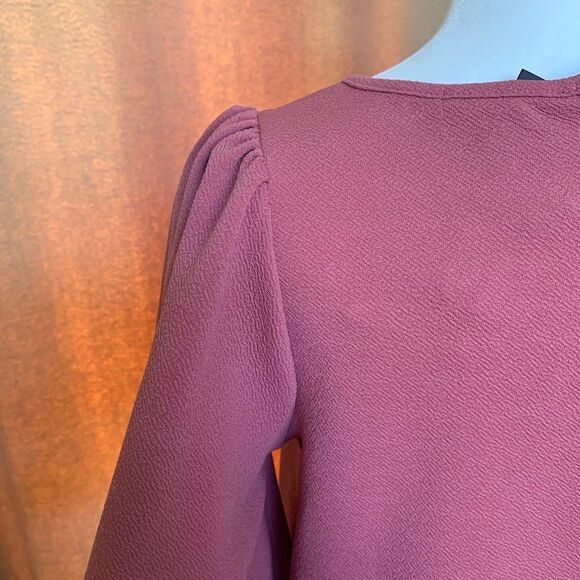 Tahari ASL Terra Cotta Rose Blouse - Picture 6 of 8